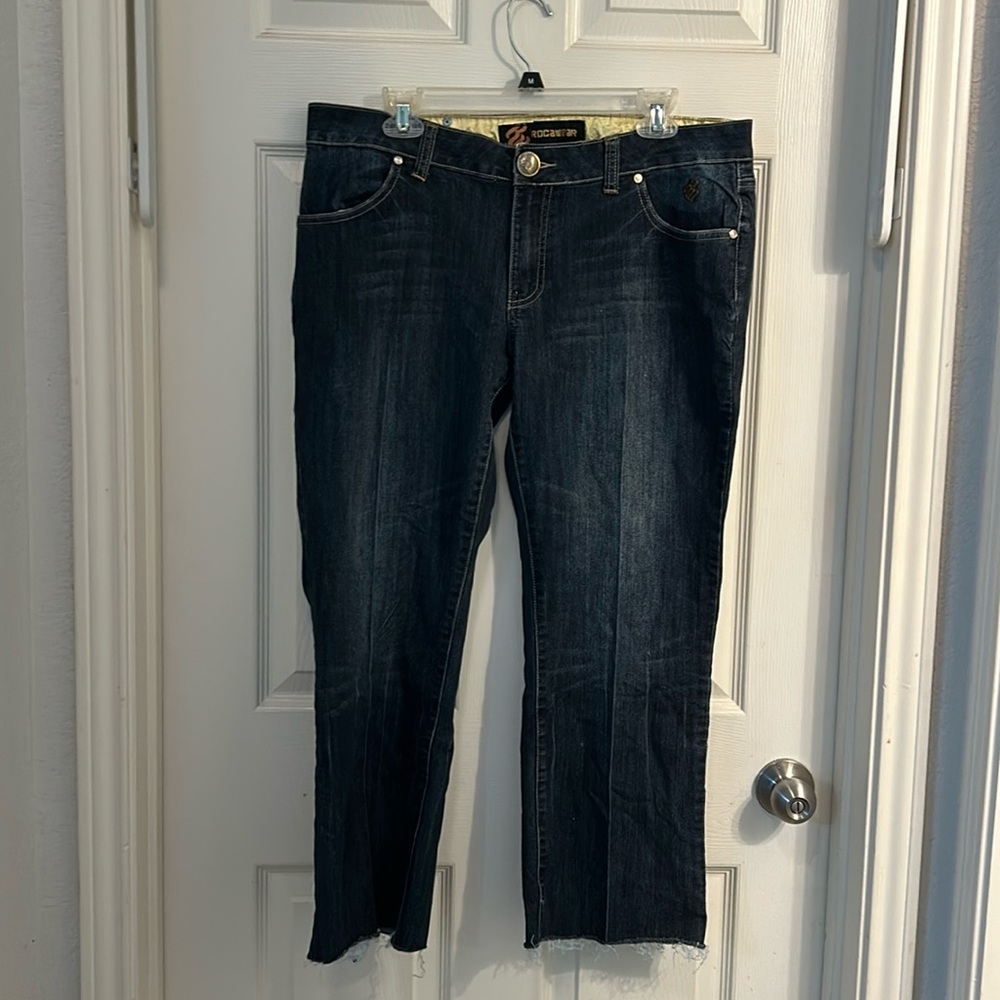 Y2k Rocawear Good‎ Embellished Womens Jeans Size 15 36x25